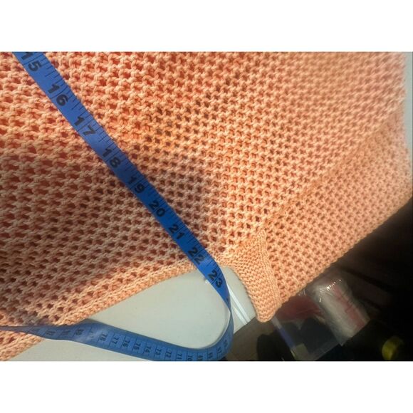 YFB Young Fabulous & Broke Women's Coral Crochet Maxi Dress Cover-up Large NWT - Picture 3 of 11